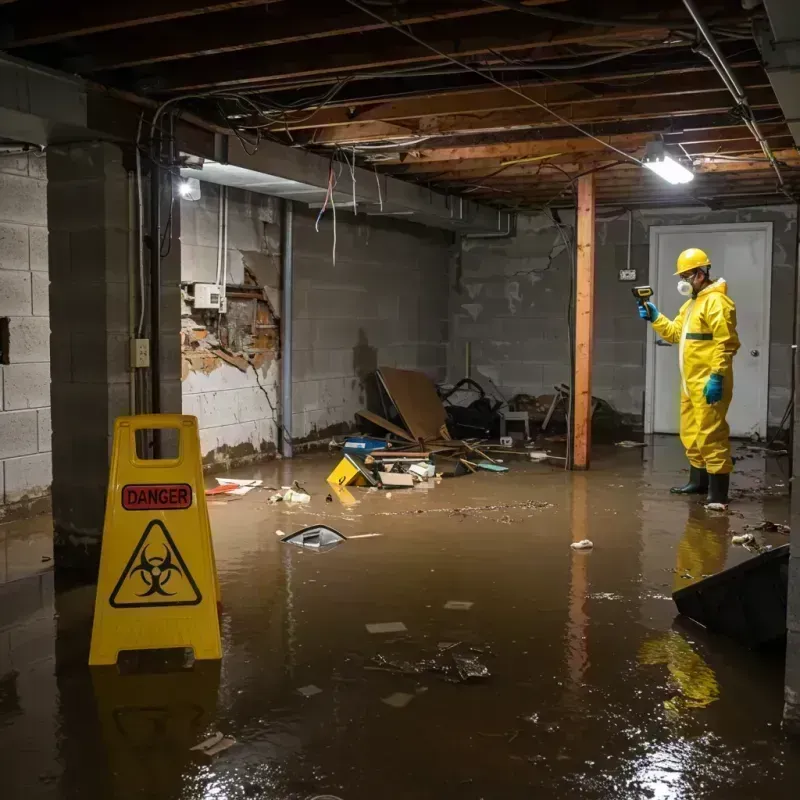 Flooded Basement Electrical Hazard in Forest Hills, NY Property